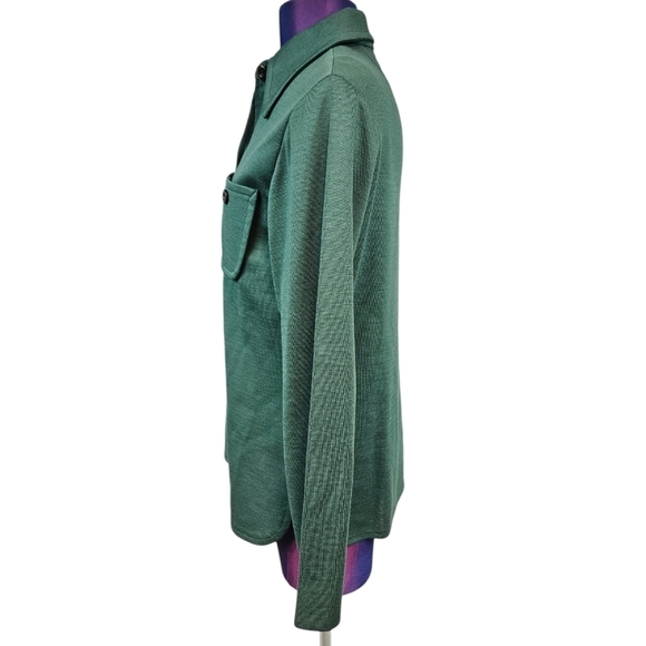 Vintage Pendleknit by Pendleton Green Button Up Shacket Size Medium Women's A75 - Picture 4 of 9